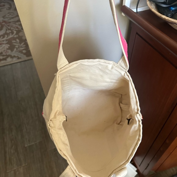 Medium Pink CB Station Tote w/ Phi Mu letters - Picture 3 of 4